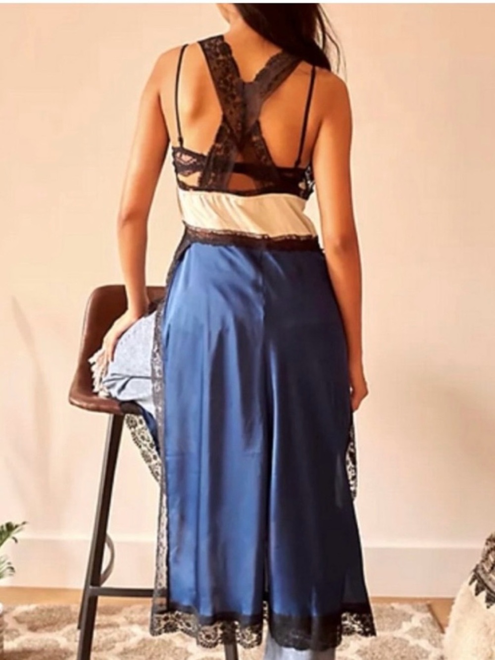 NWT Free People Intimately Tri Me Midi Slip Dress - Picture 3 of 11